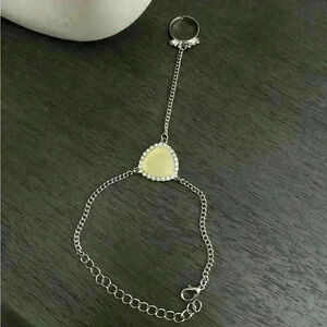 Ring  Hand Chain Sleeve Silver